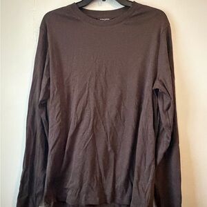 NWOT Banana Republic Brown Long Sleeve Shirt
